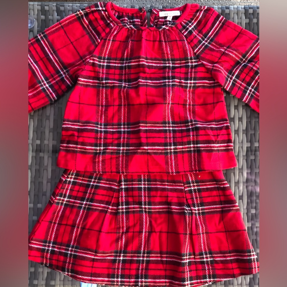 Copper Key Plaid Set